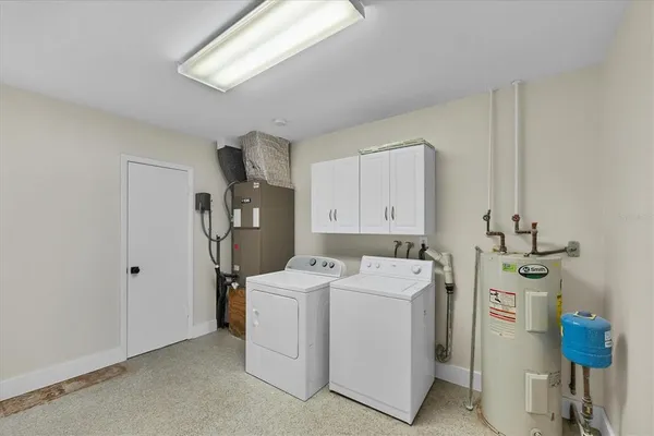 a view of a room with an empty room