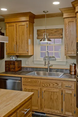 a room with storage and utility