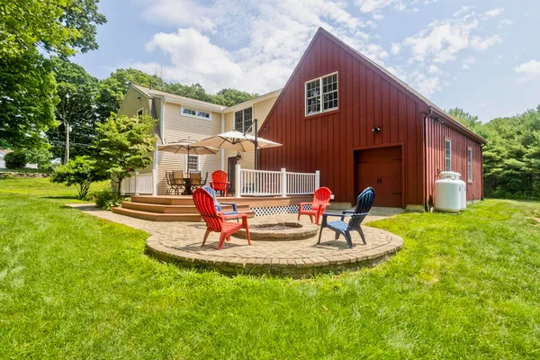 a view of a bathroom with a shower