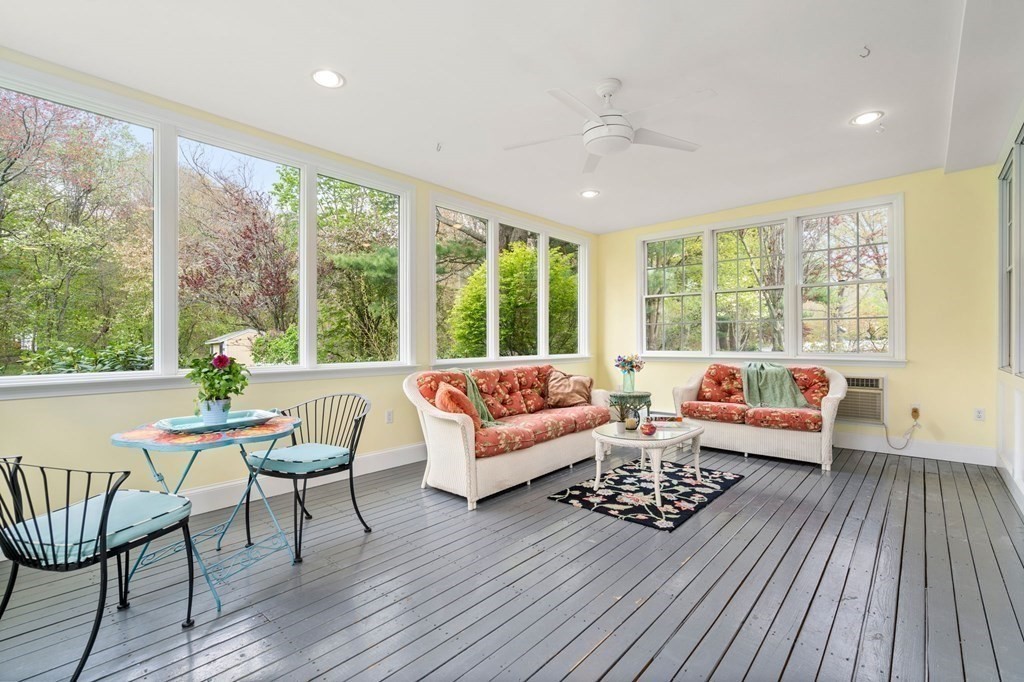 26 William Street Needham, MA 02494 - Photo 15 of 35 a living room with furniture and a large window