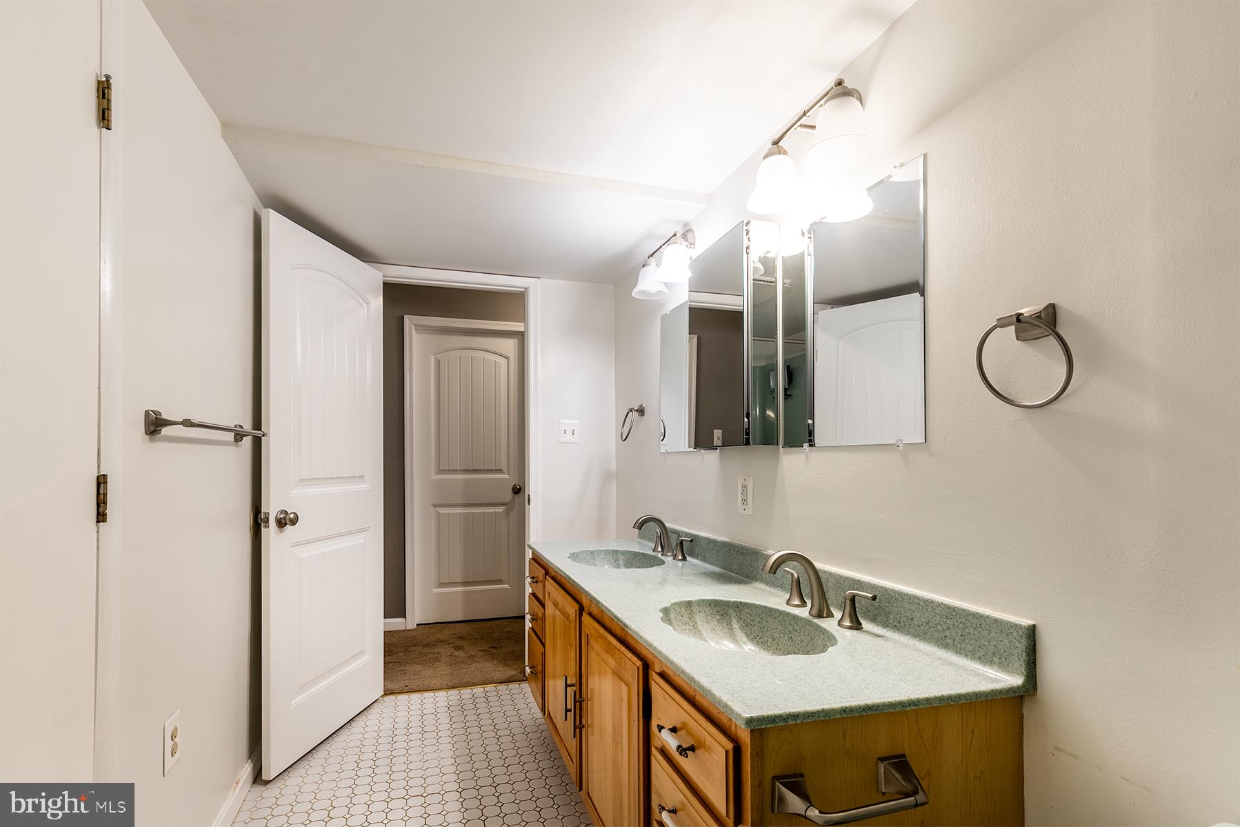 847 Harbor View Terrace Annapolis, MD 21409 - Photo 27 of 42 a bathroom with a sink and a mirror