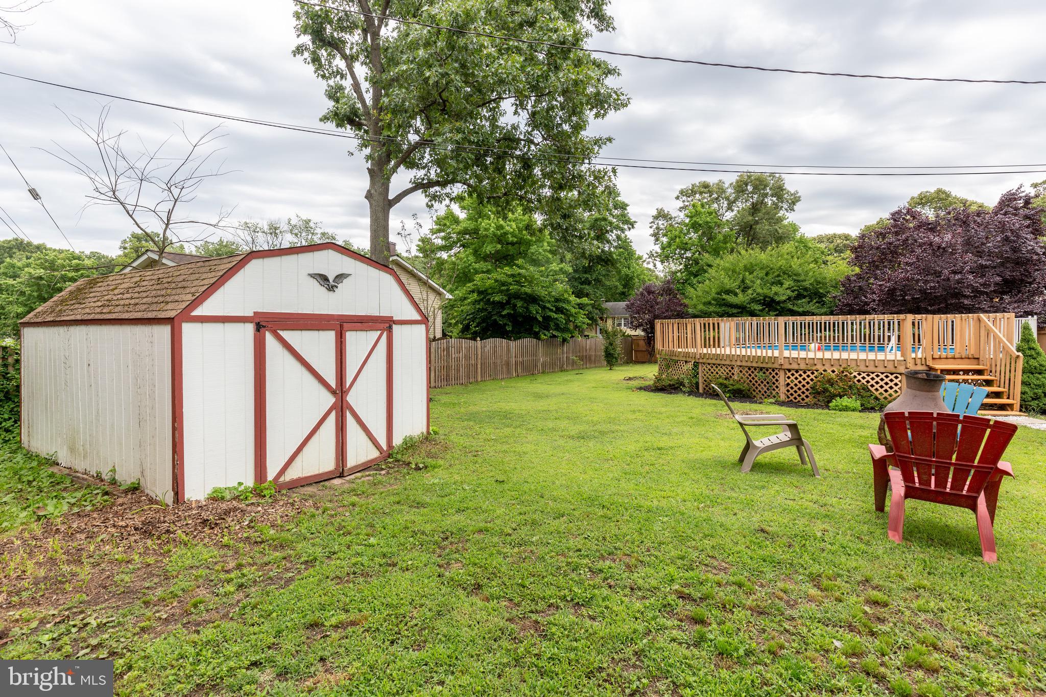 1578 Long Point Road Pasadena, MD 21122 - Photo 36 of 48 Shed for yard tools and pool supplies