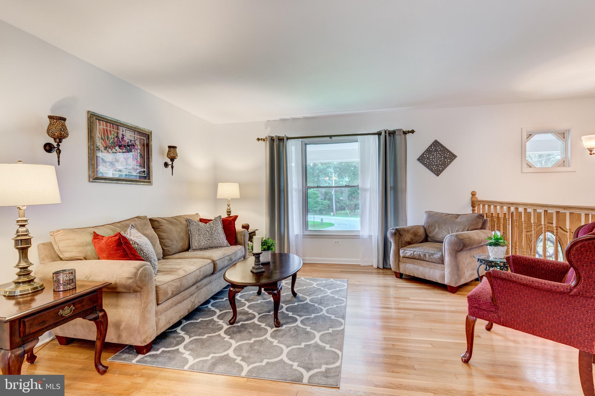 1578 Long Point Road Pasadena, MD 21122 - Photo 9 of 48 Living Room with Gleaming Hardwood Floors