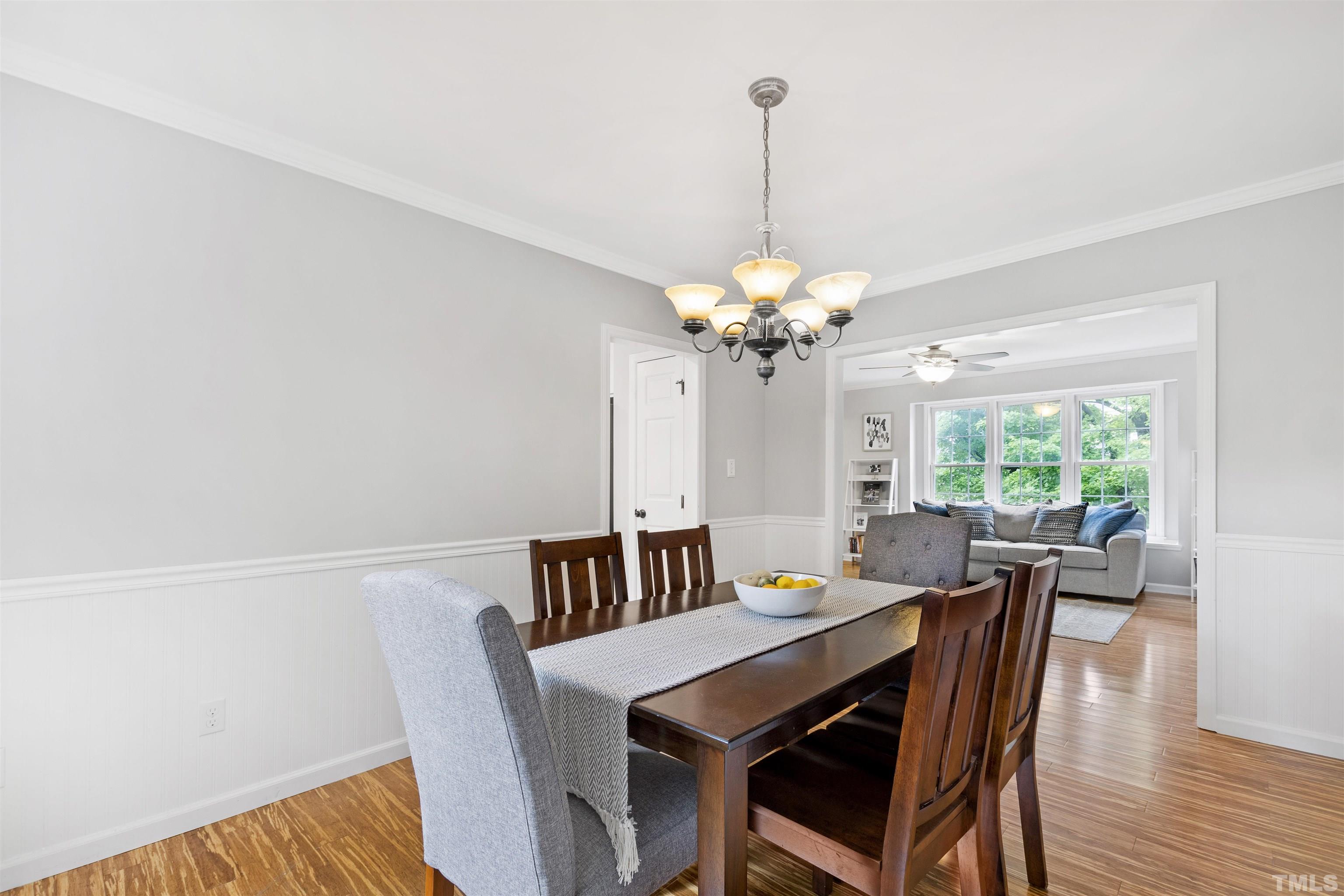 2309 Declaration Drive Raleigh, NC 27615 - Photo 11 of 30 a view of a dining room with furniture window and outside view