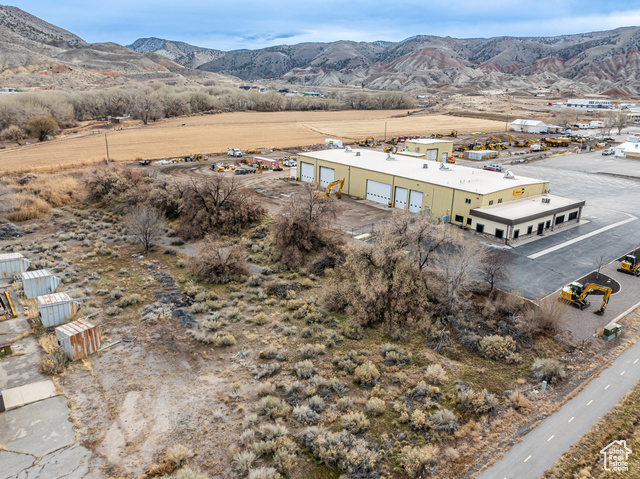 Undisclosed Address Salina, UT 84654 - Photo 9 of 9 Birds eye view of property with a mountain view