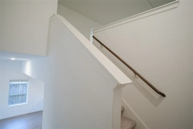 a view of entryway with stairs