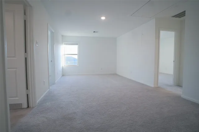 a view of empty room