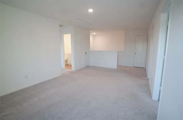 a view of an empty room