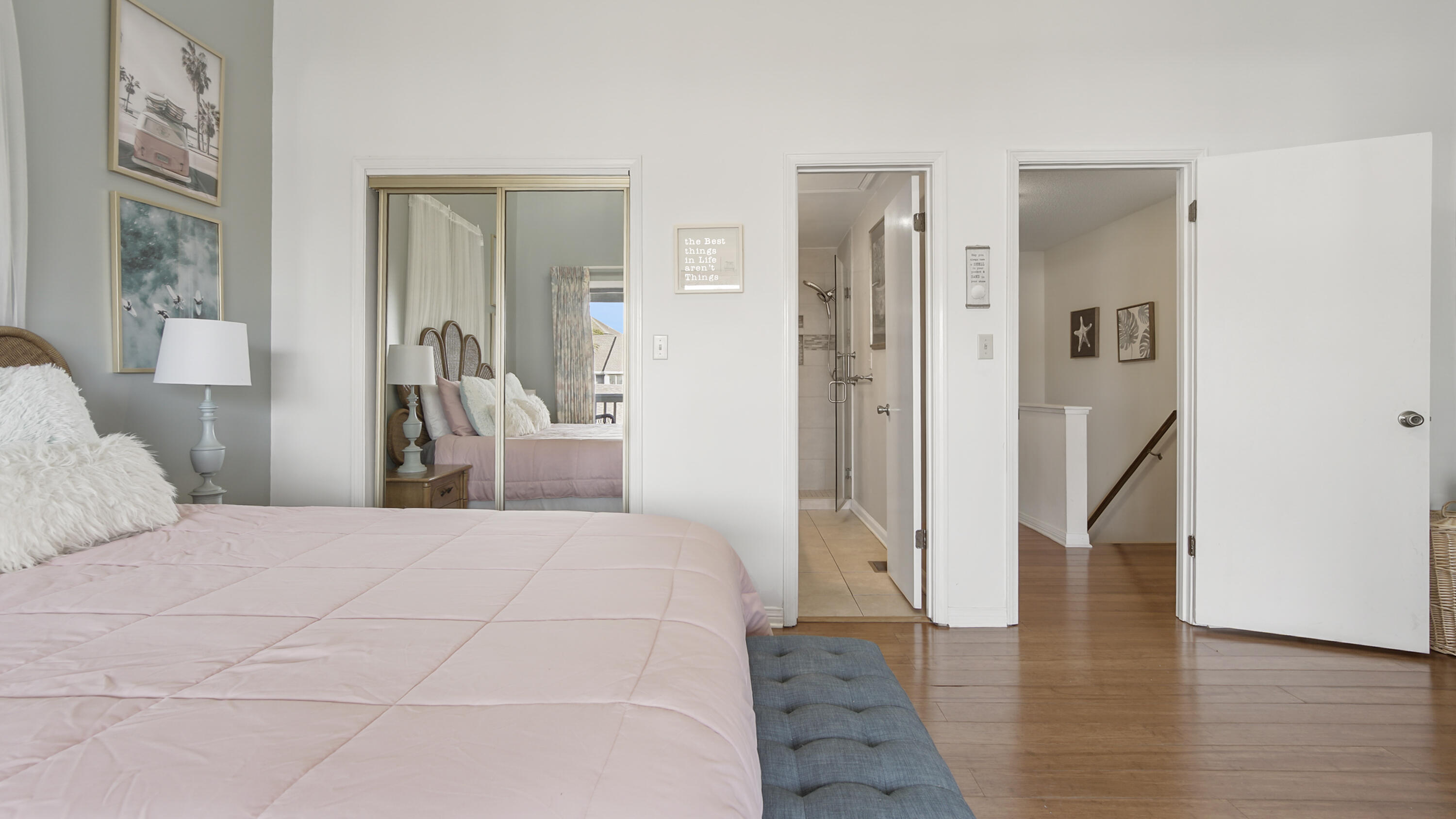 25 Misty Cove, Unit 116 Miramar Beach, FL 32550 - Photo 25 of 52 a bedroom with a bed and a view of bathroom