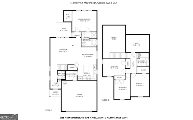 $2,045 | 172 Daisy Circle, McDonough, GA 30252