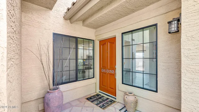 a view of bathroom with a glass door