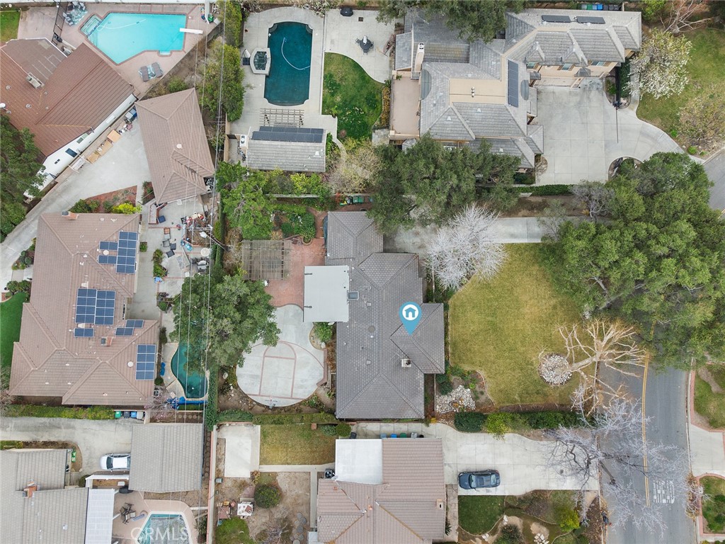 1626 Rodeo Road Arcadia, CA 91006 - Photo 27 of 28 an aerial view of residential houses with outdoor space