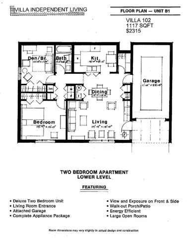 $2,315 | 2500 Grant Street, Unit 212, Bettendorf, IA 52722