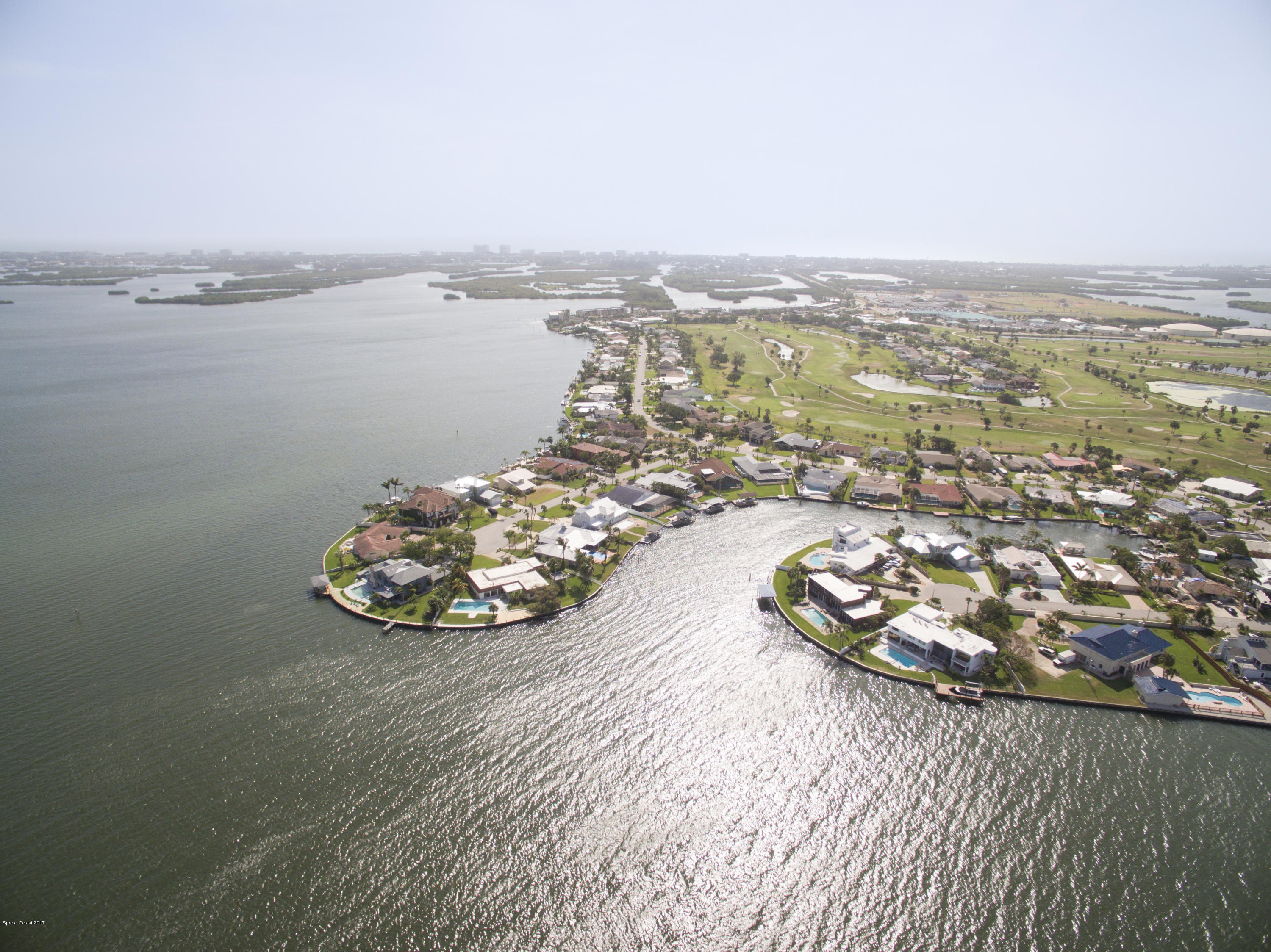 27 Country Club Road Cocoa Beach, FL 32931 - Photo 5 of 25 River Aerial