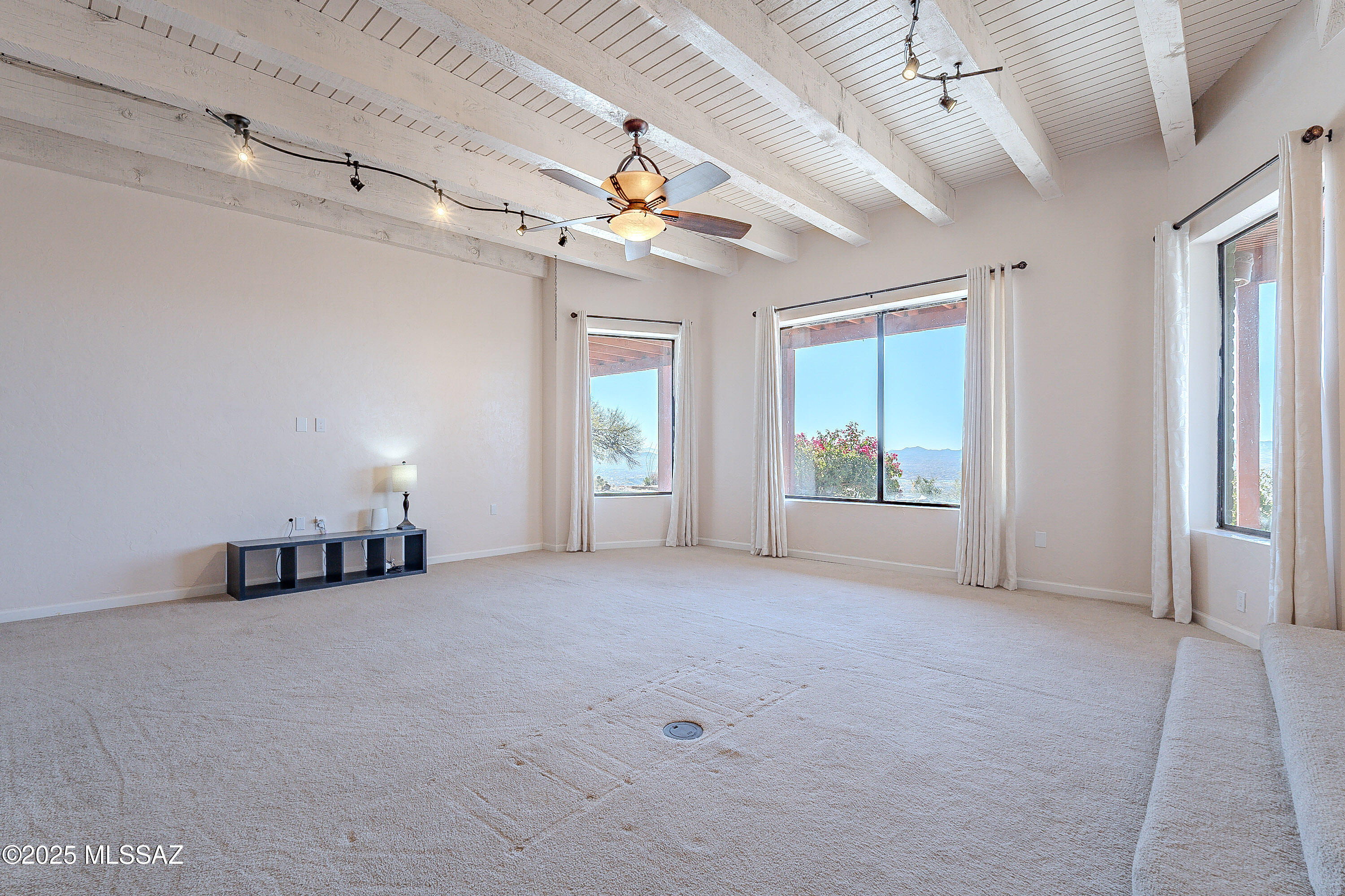 467 Camino Osito Rio Rico, AZ 85648 - Photo 17 of 50 en empty room with windows and ceiling fan