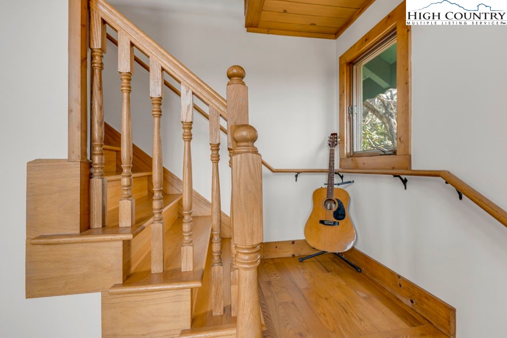 198 Laurel Hill Lane Boone, NC 28607 - Photo 32 of 50 a view of entryway and hall with wooden floor