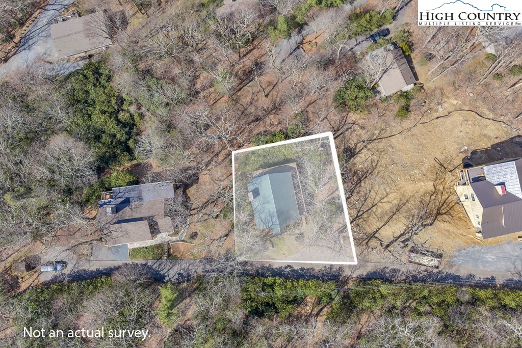 198 Laurel Hill Lane Boone, NC 28607 - Photo 50 of 50 an aerial view of a house with a yard