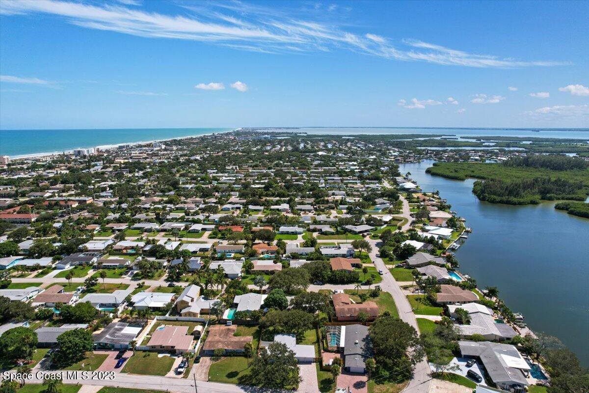 550 Capri Road Cocoa Beach, FL 32931 - Photo 34 of 36 an aerial view of multiple house