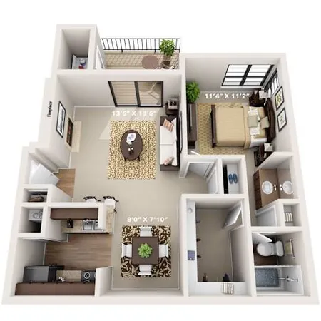 a picture of a floor plan