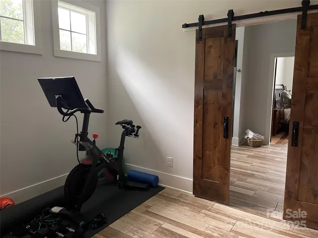 a view of a entryway of a house