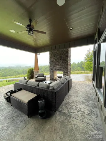 a view of an outdoor sitting space