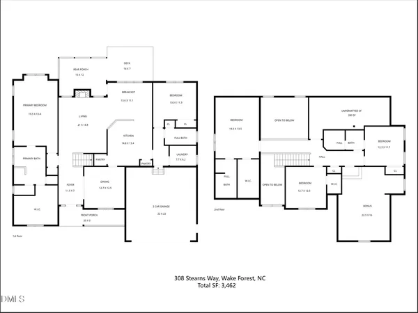 $844,000 | 308 Stearns Way, Wake Forest, NC 27587
