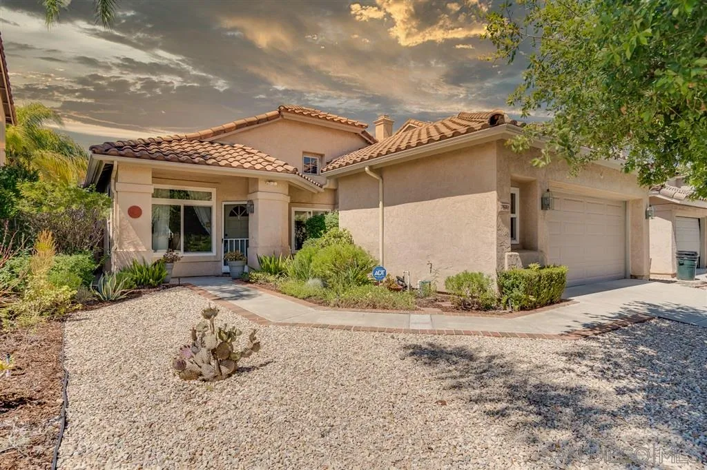 front view of a house with a pathway