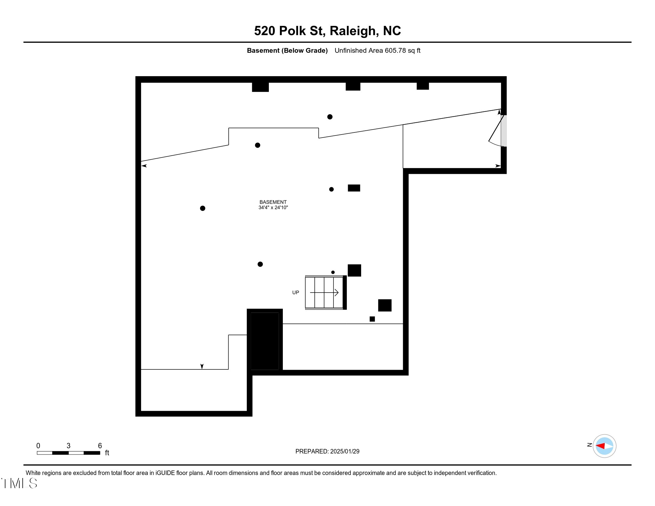 520 Polk Street Raleigh, NC 27604 - Photo 35 of 36 a picture of floor plan