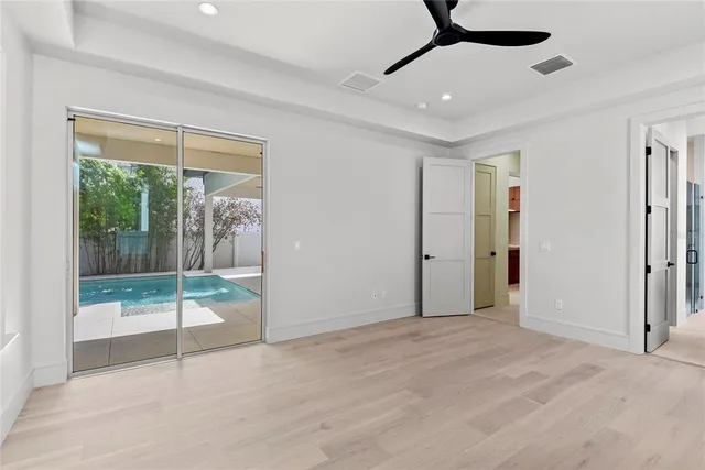 a view of empty room