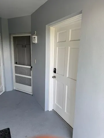 a view of empty room