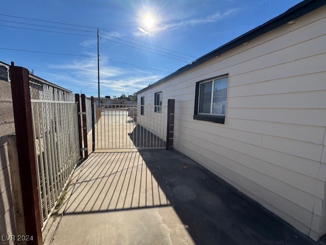 132 West Victory Road Henderson, NV 89015 - Photo 7 of 28 View from backyard towards front. Ample room for RV parking or boat storage.