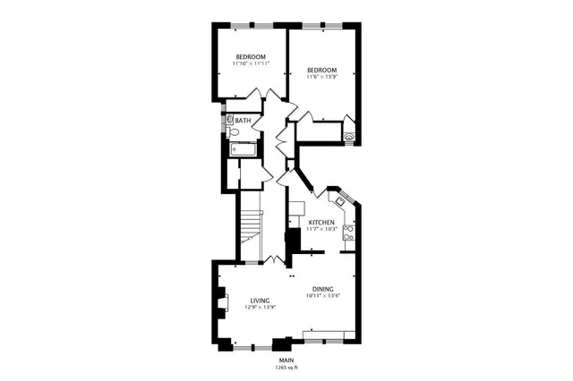 a picture of a floor plan