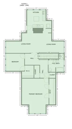 a living room with stainless steel appliances kitchen island granite countertop a stove and a sink