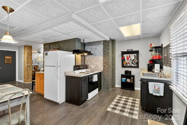 a bedroom with a bed and a closet