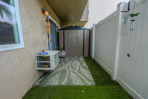 a view of outdoor space and deck