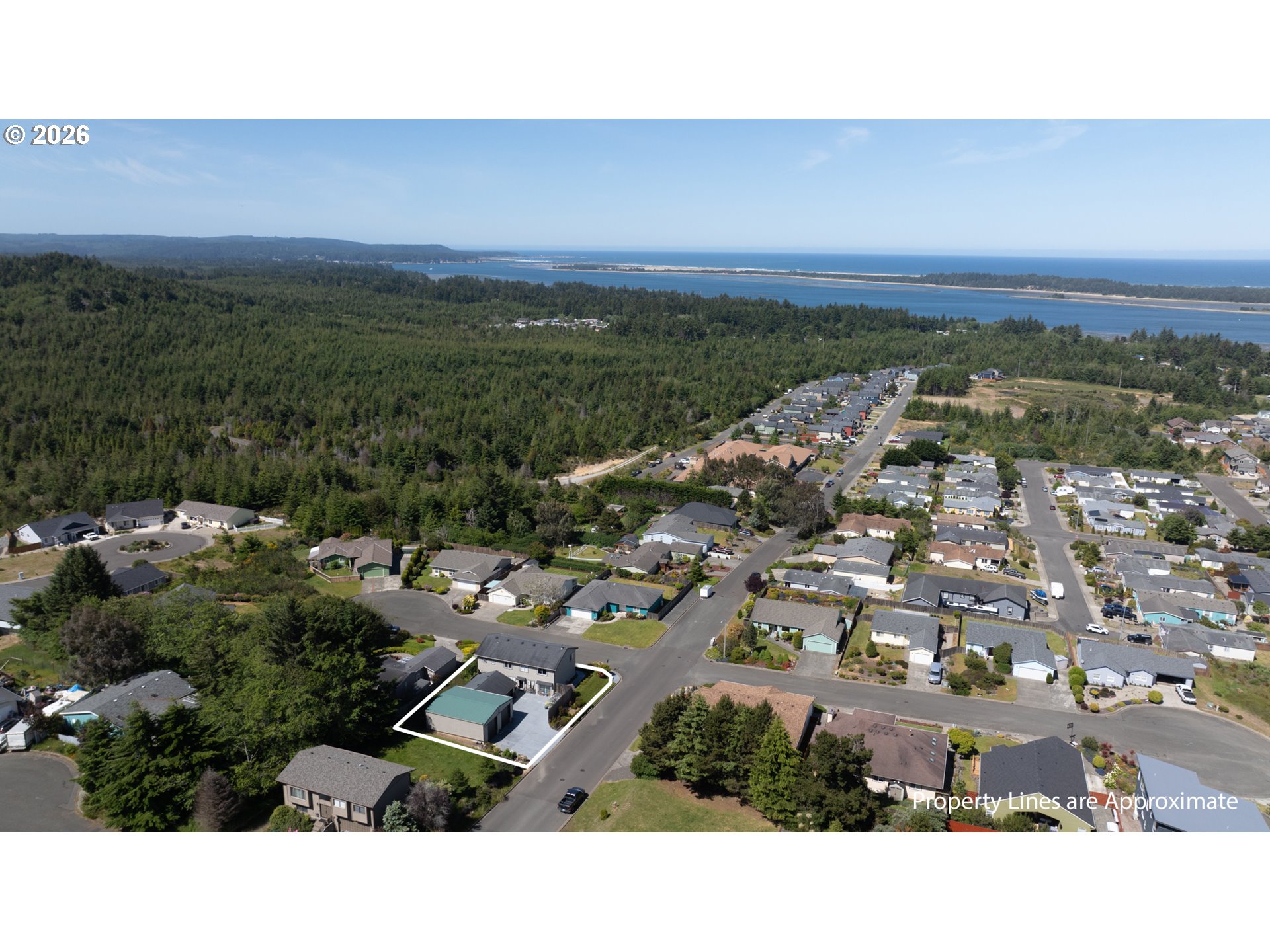 805 Lisa Place Coos Bay, OR 97420 - Photo 36 of 47 an aerial view of a city