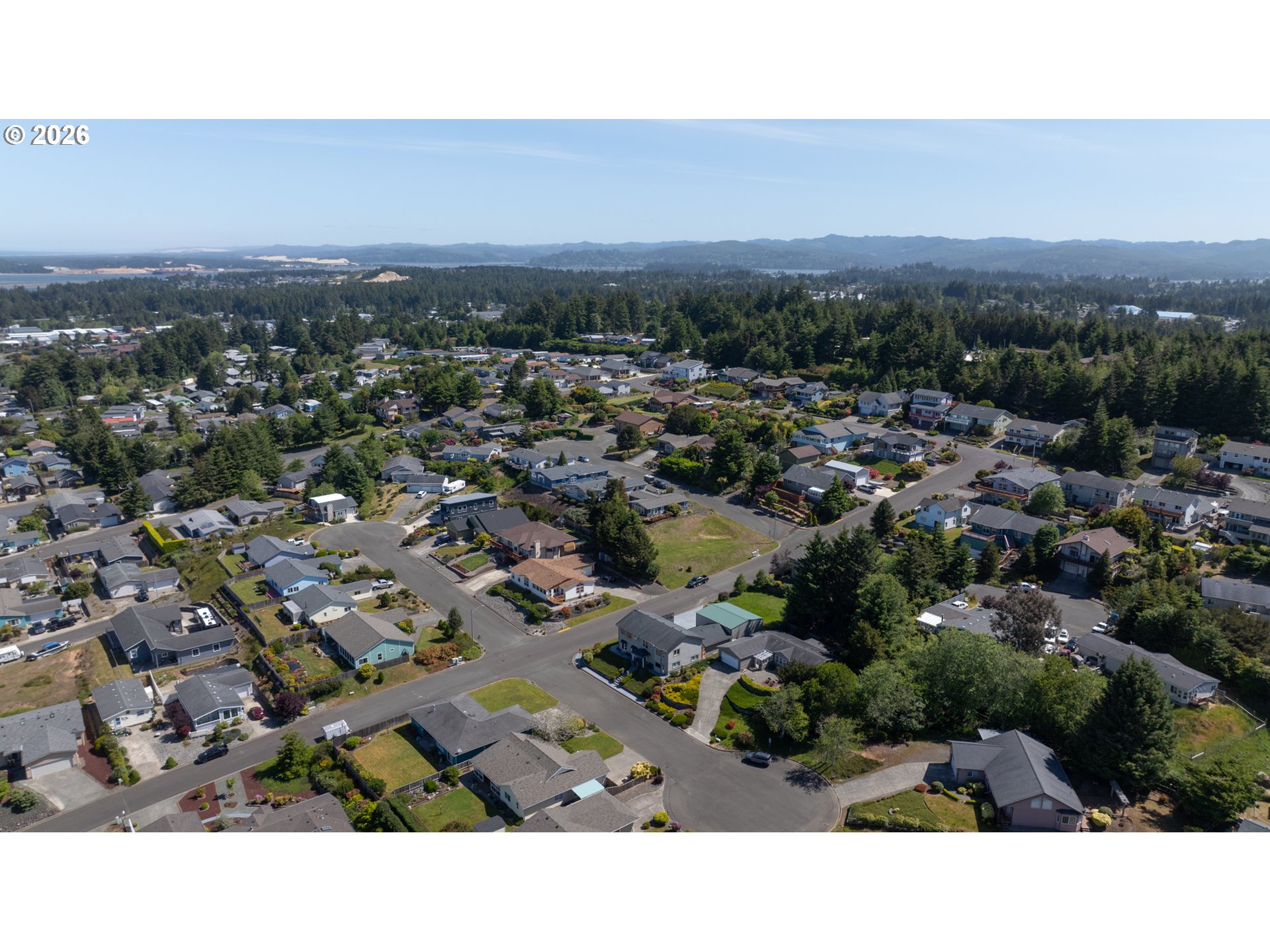 805 Lisa Place Coos Bay, OR 97420 - Photo 45 of 47 an aerial view of a city
