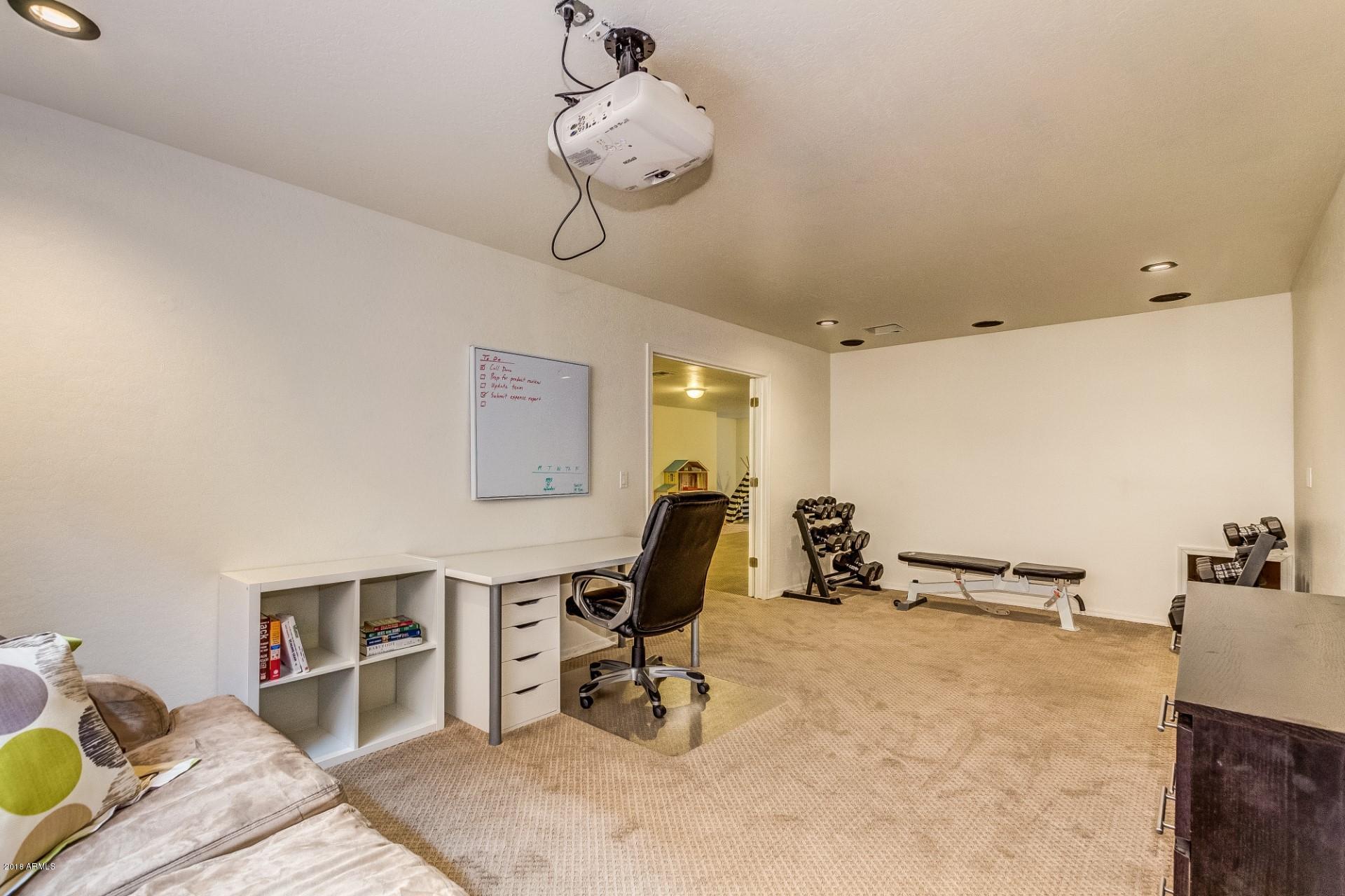 4186 East Blue Sage Road Gilbert, AZ 85297 - Photo 32 of 40 Theater Room currently used as office