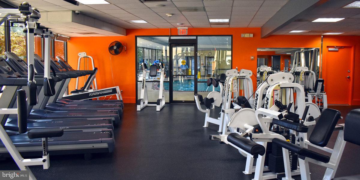 5225 Pooks Hill Road, Unit 1814N Bethesda, MD 20814 - Photo 41 of 52 a view of a room with gym equipment