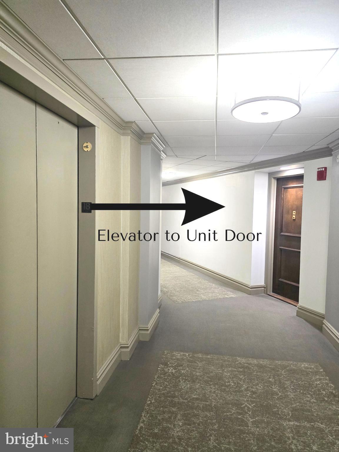 5225 Pooks Hill Road, Unit 1814N Bethesda, MD 20814 - Photo 6 of 52 a view of a hallway with entryway