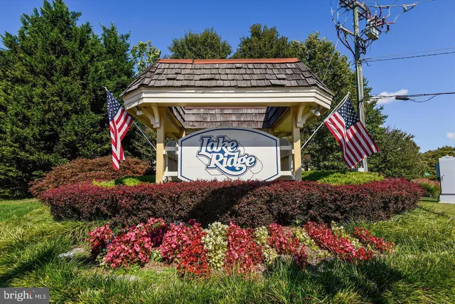 a view of a park with swings