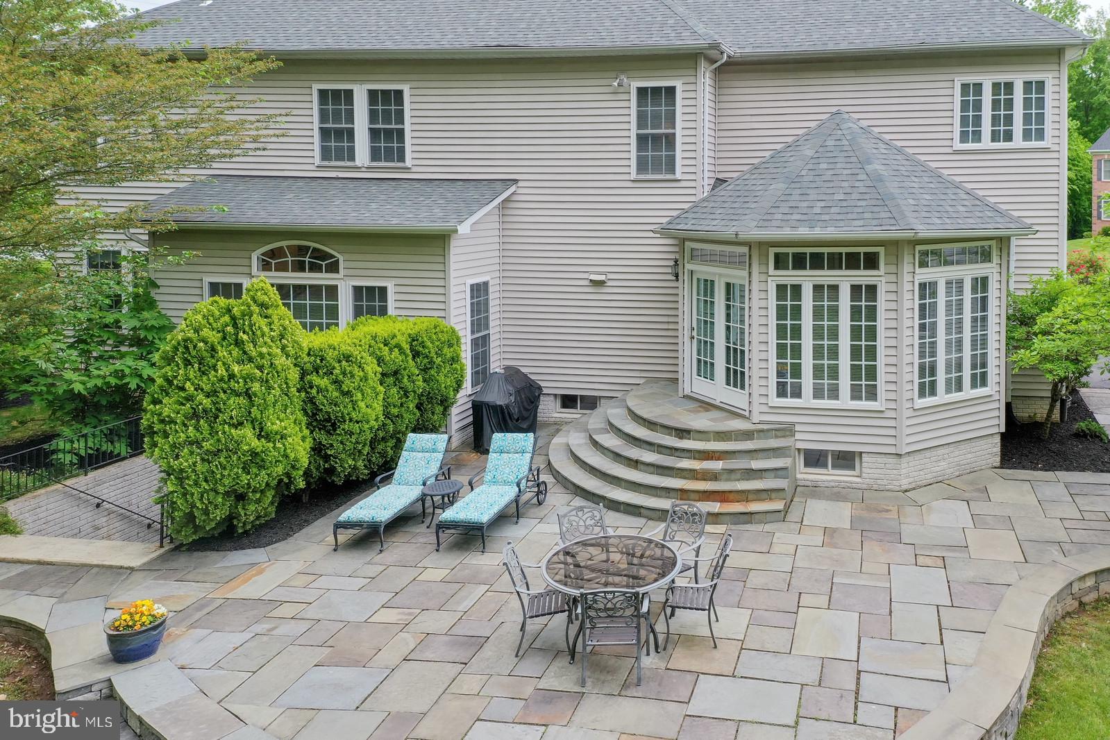 5010 Devin Green Lane Fairfax, VA 22030 - Photo 3 of 53 Expansive slate patio