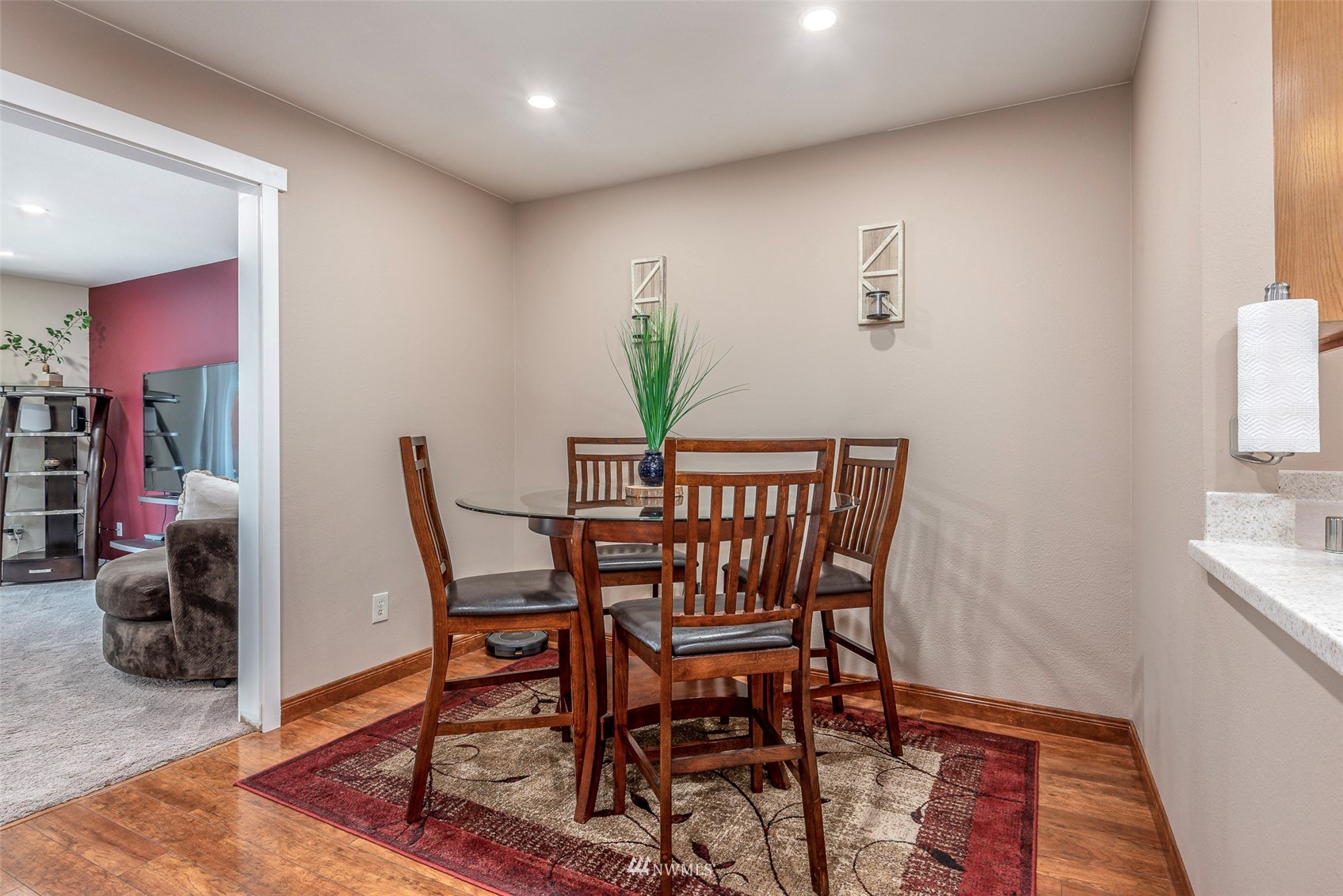 3420 Morrison Road West University Place, WA 98466 - Photo 15 of 40 a dining room with furniture and wooden floor