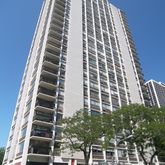 a front view of a building