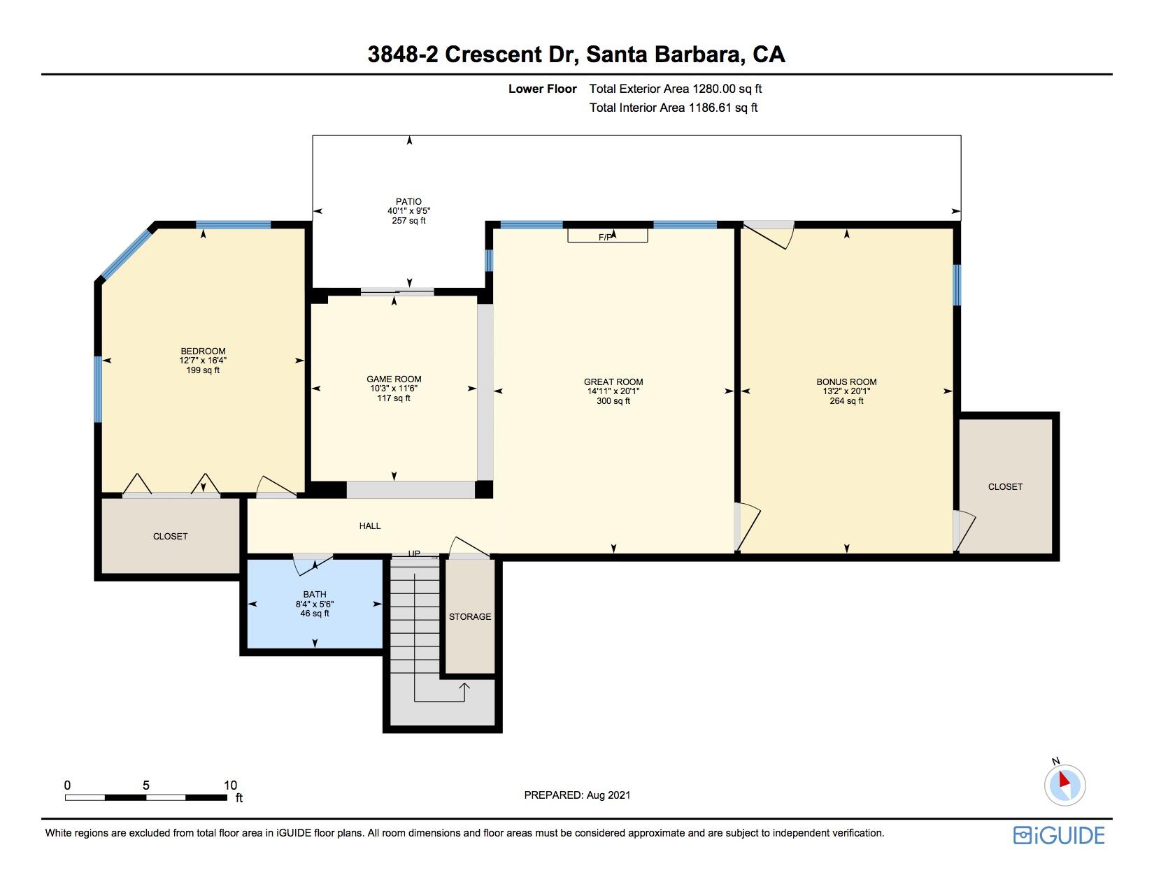 3848-2 Crescent Drive Santa Barbara, CA 93110 - Photo 32 of 32 a picture of a bathroom with a shower