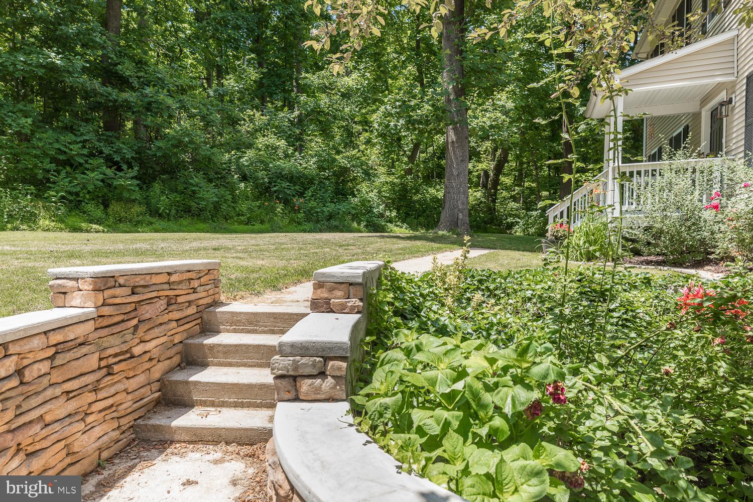 981 Fire Trail Road Linden, VA 22642 - Photo 3 of 97 Front Stone Walkway from Driveway