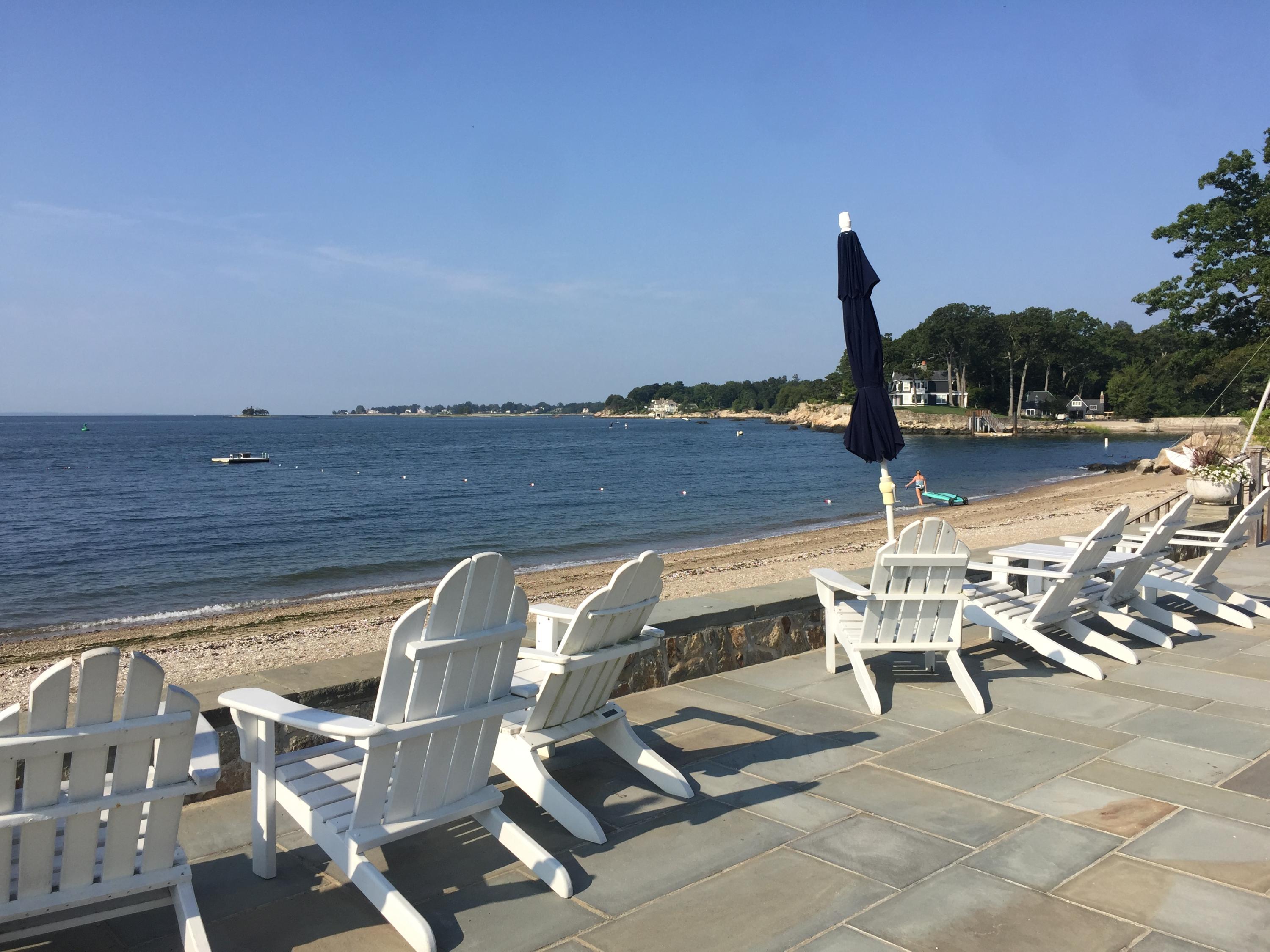 7 Sunwich Road Rowayton, CT 06853 - Photo 30 of 33 a view of a terrace with chairs