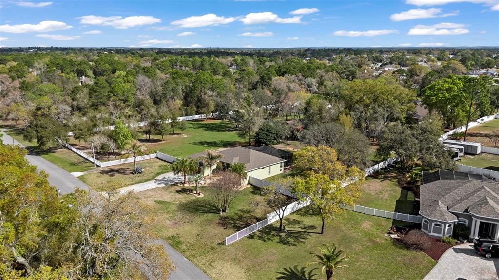 1378 Matthew Avenue Spring Hill, FL 34609 - Photo 50 of 56 an aerial view of residential houses with outdoor space and trees