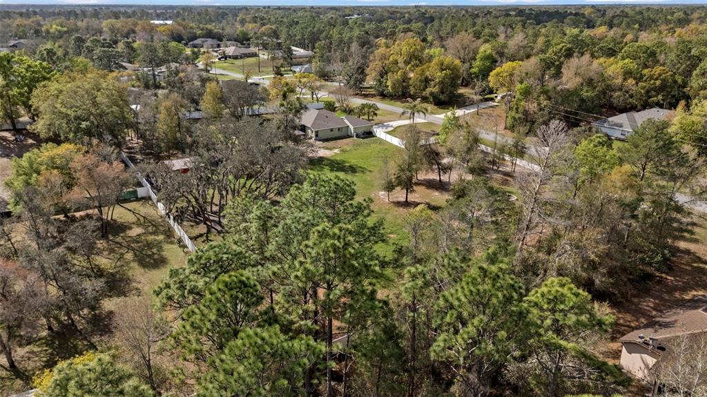 1378 Matthew Avenue Spring Hill, FL 34609 - Photo 53 of 56 an aerial view of residential house with parking space and trees