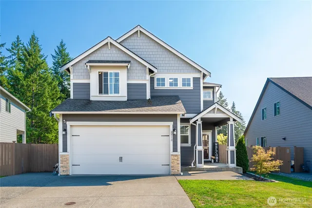 a view of a house with garden